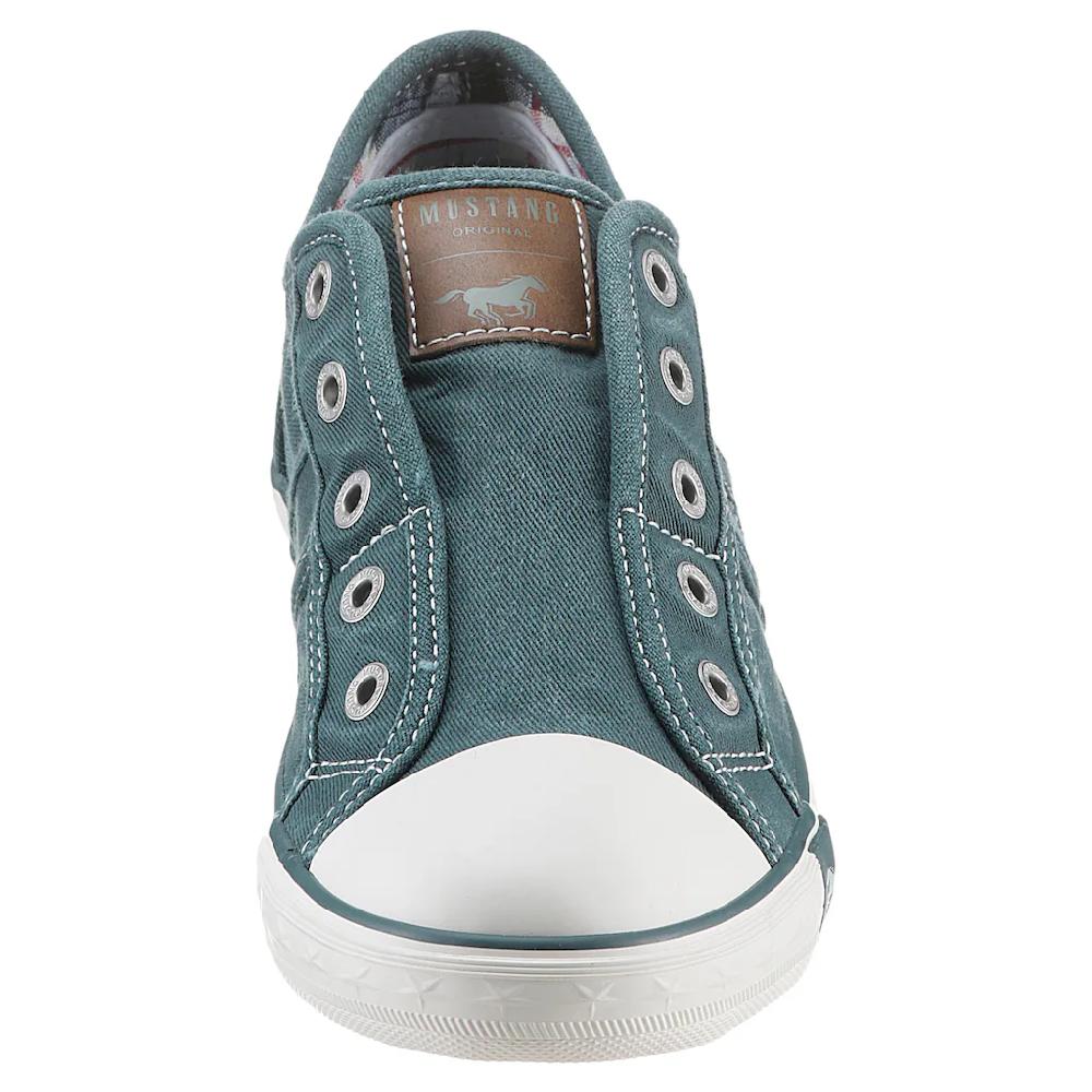 Mustang Shoes Slip-On Sneaker Slipper Sommerschuh Freizeitschuh mit praktischem Gummizug online bestellen Im Verkauf