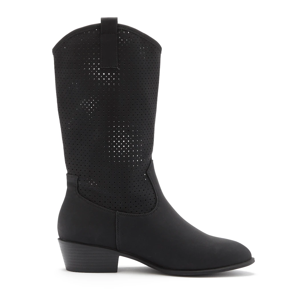 LASCANA Westernstiefel Sommer Boots Ankle Stiefelette Schlupfstiefel Cowboy-Look Cut-Outs kaufen Outlet