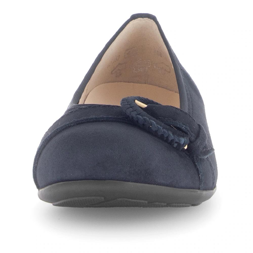 Gabor Ballerina »FLORENZ« Blockabsatz Businessschuh Komfortschuh mit Elastikeinfass Weite G ▷ für Kostenloser Versand