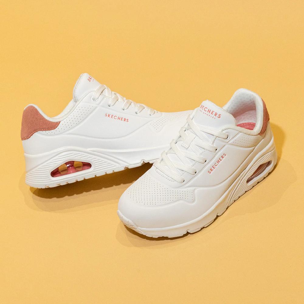 Skechers Sneaker »UNO - POP BACK« Freizeitschuh Halbschuh Schnürschuh komfortabler Skech-Air Funktion online bestellen Sonderangebot
