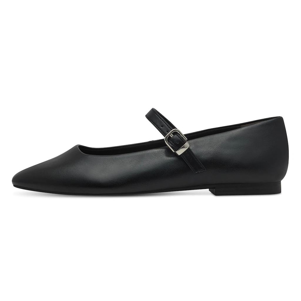 Tamaris Riemchenballerina Blockabsatz Businessschuh Flats in veganer Verarbeitung online kaufen Online Shopping