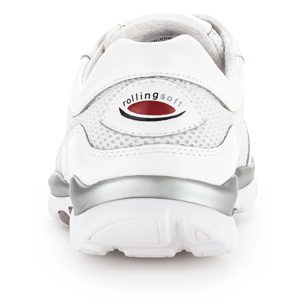 Gabor Rollingsoft Sneaker mit sportlichem Mesheinsatz Freizeitschuh Halbschuh Schnürschuh Muttertagsangebot