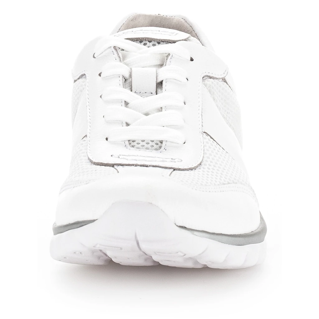 Gabor Rollingsoft Sneaker mit sportlichem Mesheinsatz Freizeitschuh Halbschuh Schnürschuh Muttertagsangebot