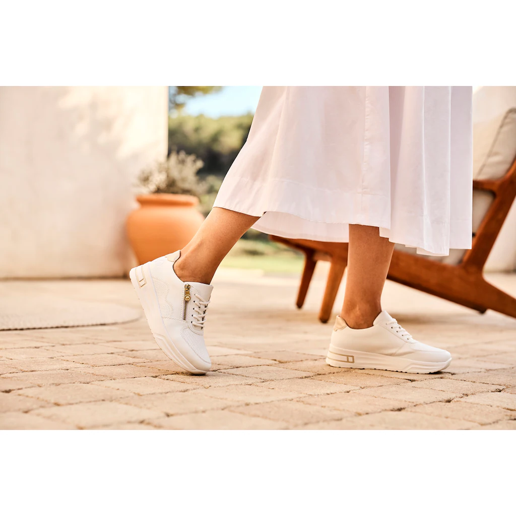 Rieker Plateausneaker Halbschuh Schnürschuh Freizeitsneaker mit Reißverschluss bestellen Bestseller