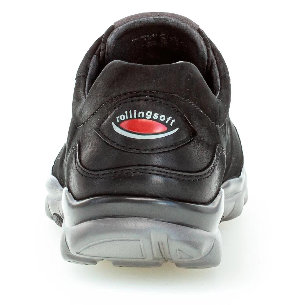 Gabor Rollingsoft Keilsneaker mit Logoschriftzug an der Ferse Freizeitschuh Halbschuh Schnürschuh ▷ für Sonderangebote