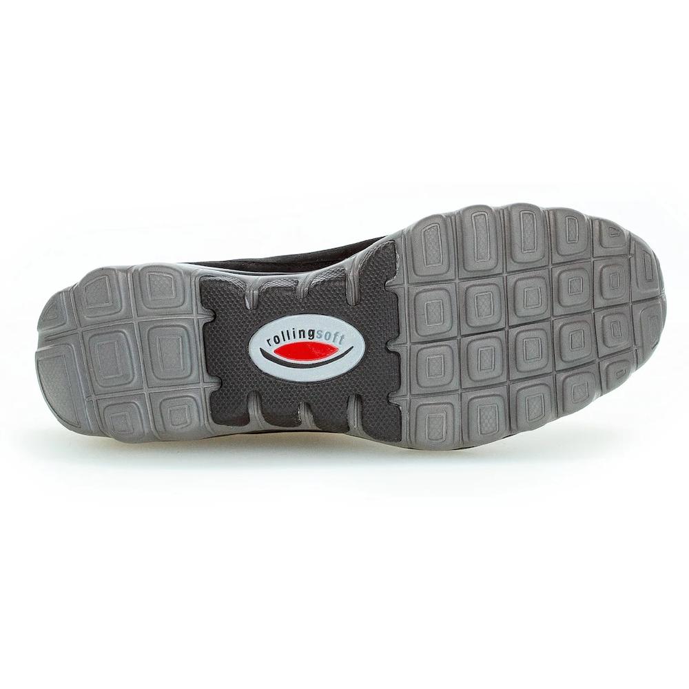 Gabor Rollingsoft Keilsneaker mit Logoschriftzug an der Ferse Freizeitschuh Halbschuh Schnürschuh ▷ für Sonderangebote