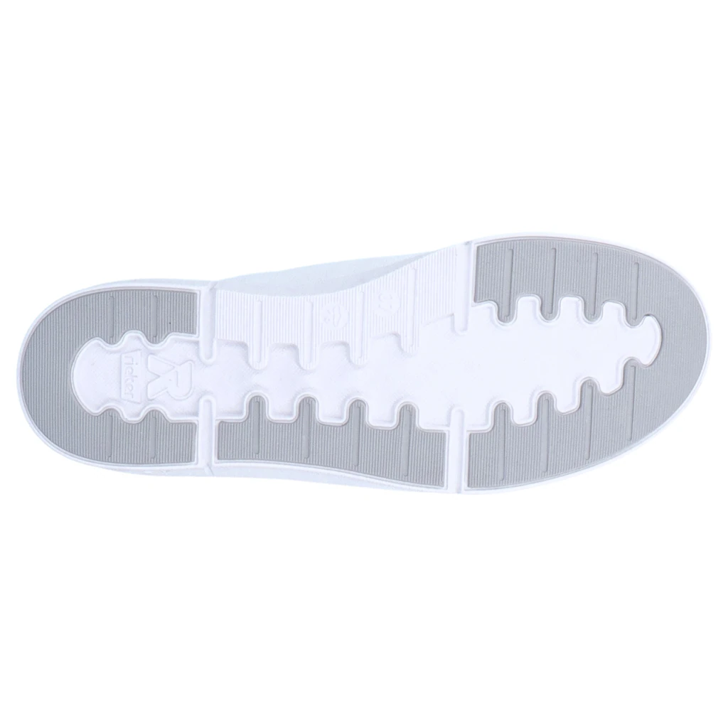 (RIEKER Sport Sneaker in monochromer Optik Freizeitschuh Halbschuh Schnürschuh Riesige Ersparnisse