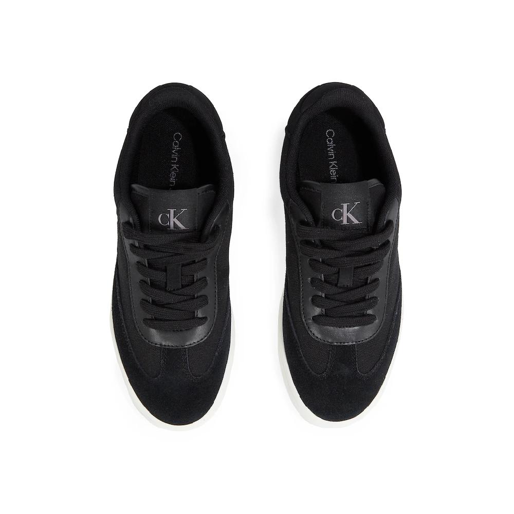 Calvin Klein Jeans Sneaker »CLASSIC CUPSOLE LOW MIX MG WN« Schnürschuh Freizeitschuh Halbschuh mit Logoschriftzug seitlich kaufen VIP-Rabatte