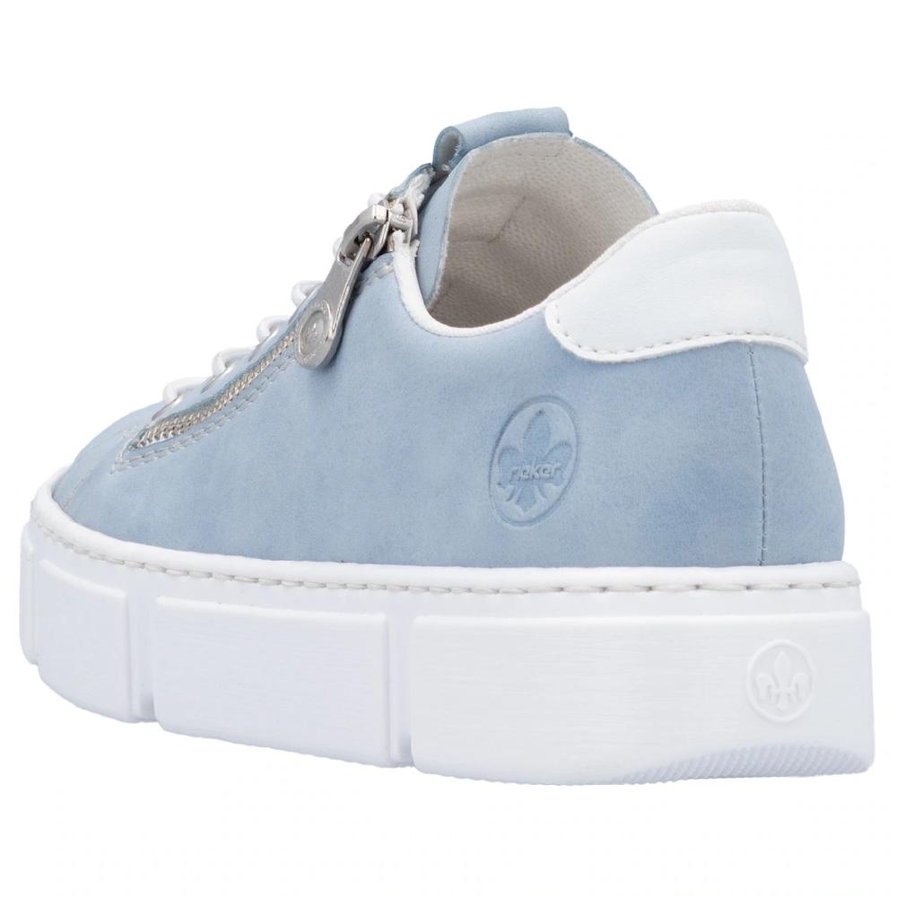 Rieker Slip-On Sneaker mit Reißverschluss außen Freizeitschuh Halbschuh Schlupfschuh kaufen Tiefpreis