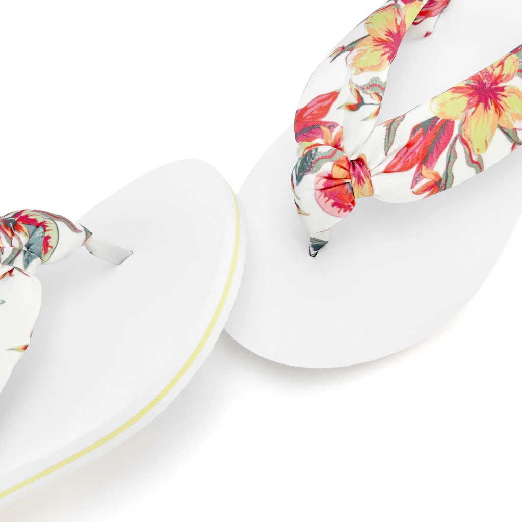 LASCANA Badezehentrenner Sandale Pantolette Badeschuh ultraleicht mit softem Band VEGAN Super Sparpreis