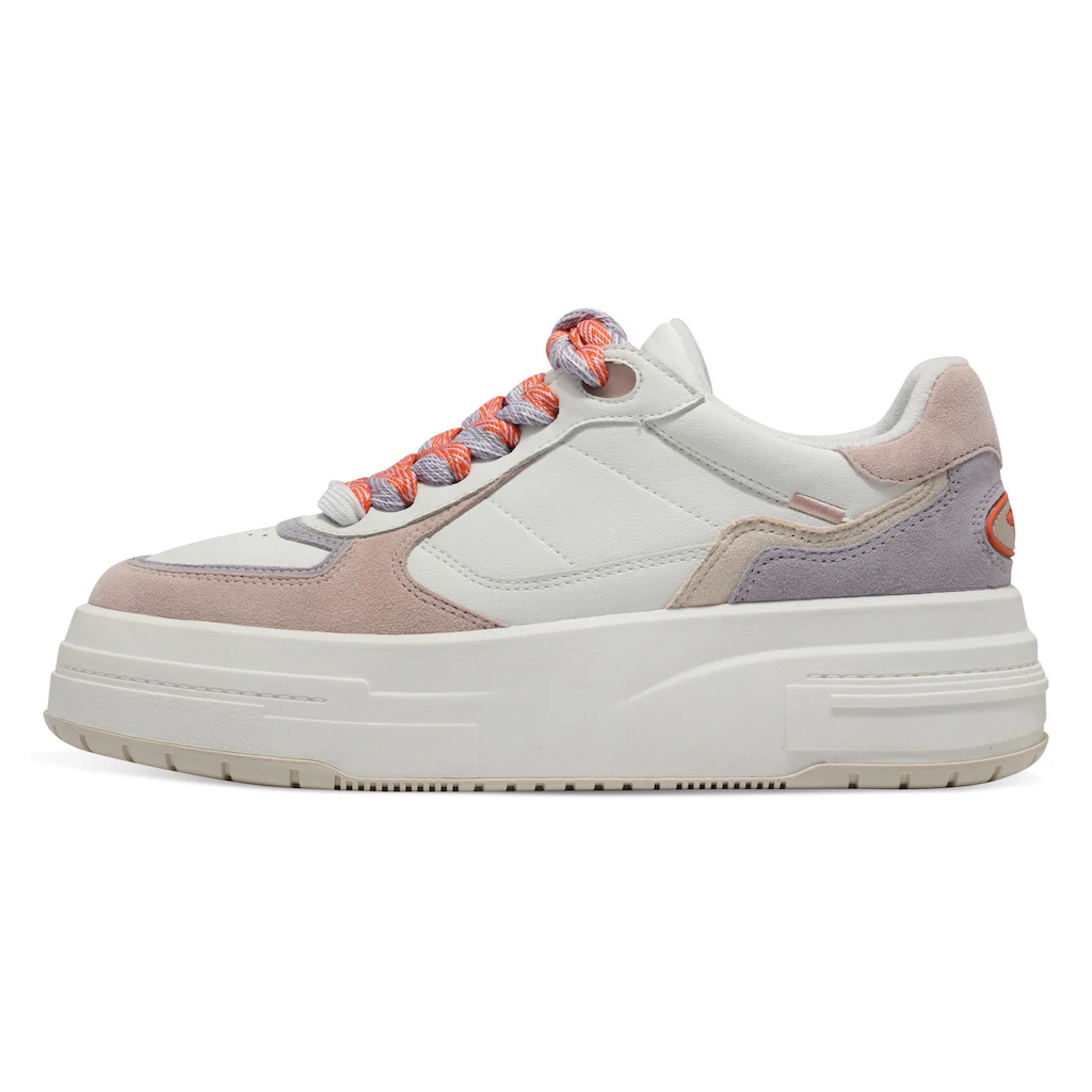 Tamaris Plateausneaker Freizeitschuh Halbschuh Schnürschuh mit gepolstertem Schaftrand online bestellen Nur noch ein Tag übrig