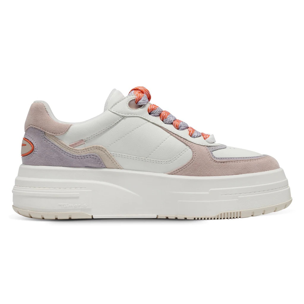Tamaris Plateausneaker Freizeitschuh Halbschuh Schnürschuh mit gepolstertem Schaftrand online bestellen Nur noch ein Tag übrig