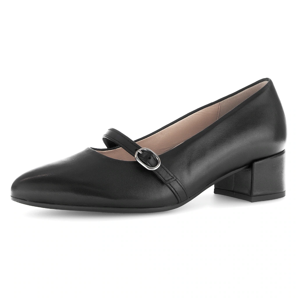 Gabor Spangenpumps Blockabsatz Abendschuh Businessschuh mit Wechselfußbett Speichern exportieren