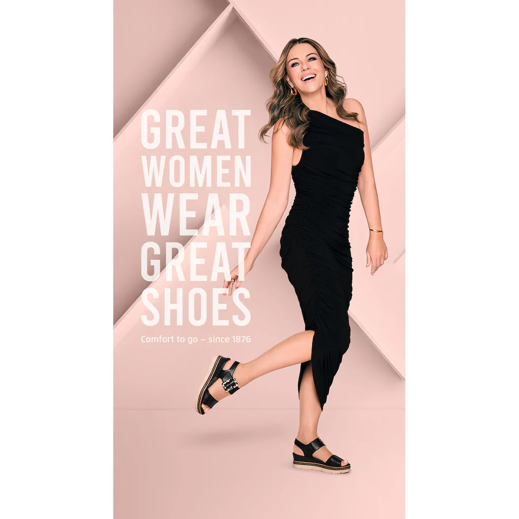 Remonte Keilsandalette »Elisabeth Hurley-Collection« Keilabsatz Riemensandale Sommerschuh auffällige Zierschnalle bestellen 50% Rabatt für begrenzte Zeit