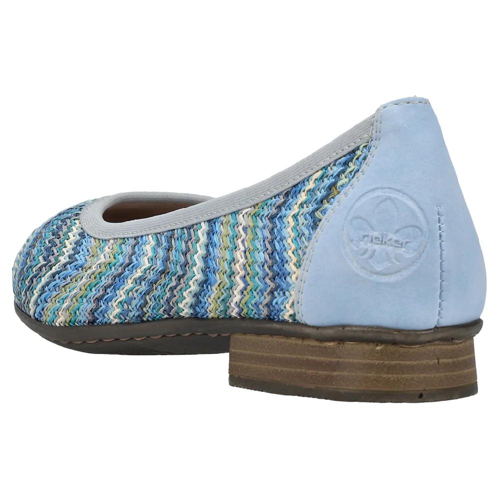 Rieker Ballerina Slipper Schlupfschuh Pumps mit weicher Innensohle 2025