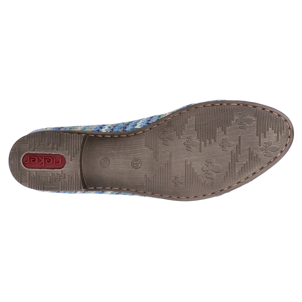 Rieker Ballerina Slipper Schlupfschuh Pumps mit weicher Innensohle 2025