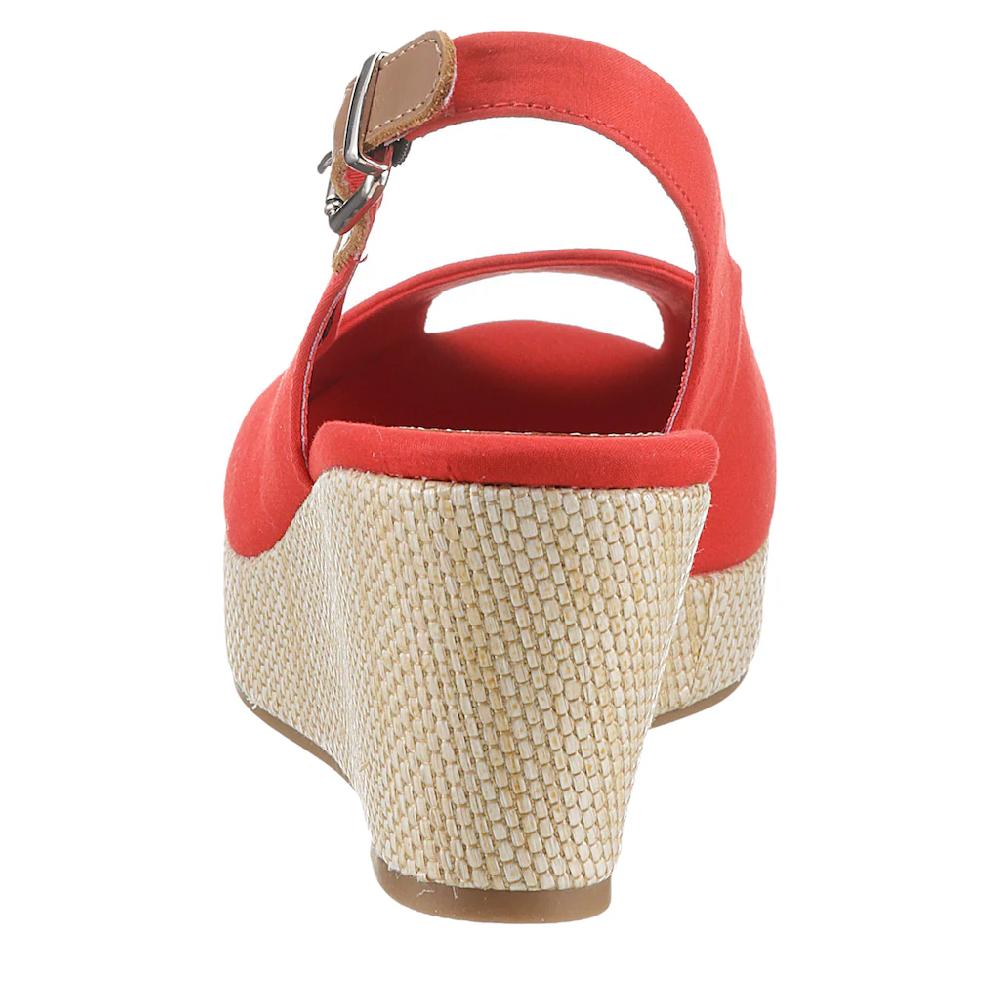 Tommy Hilfiger Sandalette »ICONIC ELBA SLING BACK WEDGE« Sommerschuh Sandale Keilabsatz mit Jutebesatz Hotsell