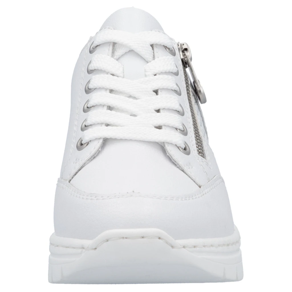 Rieker Keilsneaker Halbschuh Freizeitschuh Schnürschuh Sneaker mit Reißverschluss Fabrik Onlineshop