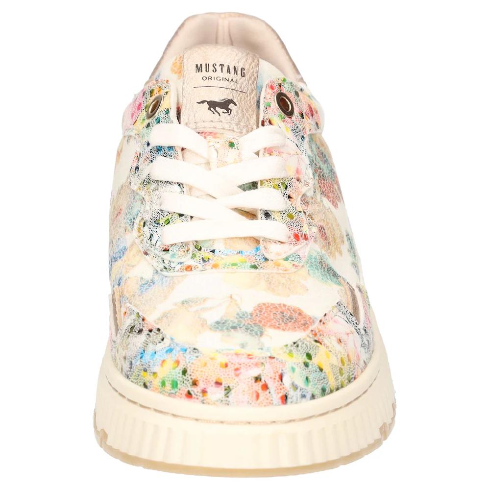 Mustang Shoes Sneaker Pride Sneaker Schnürschuh mit bunten Metallic-Besätzen Rabatt