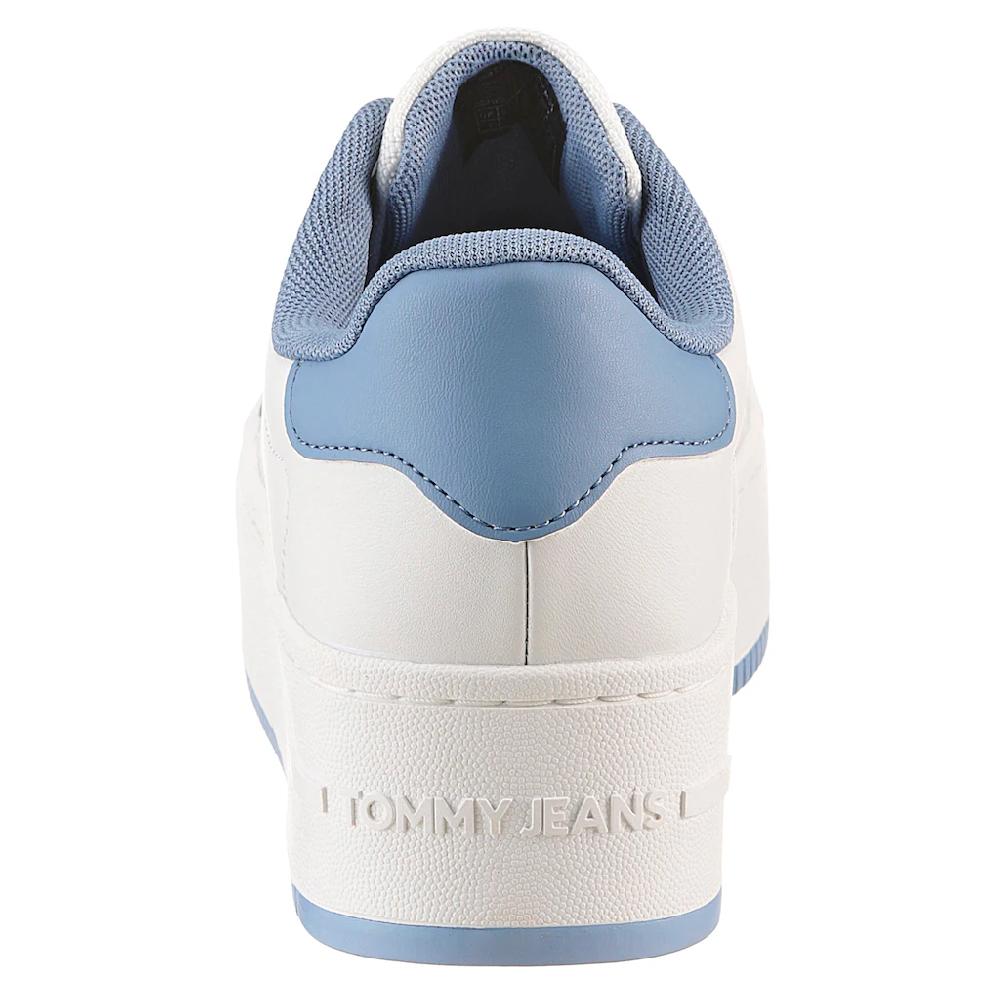 Tommy Jeans Plateausneaker »TJW FLATFORM ESS« Freizeitschuh Halbschuh Schnürschuh mit gepolstertem Schaftrand ▷ für Online Shopping