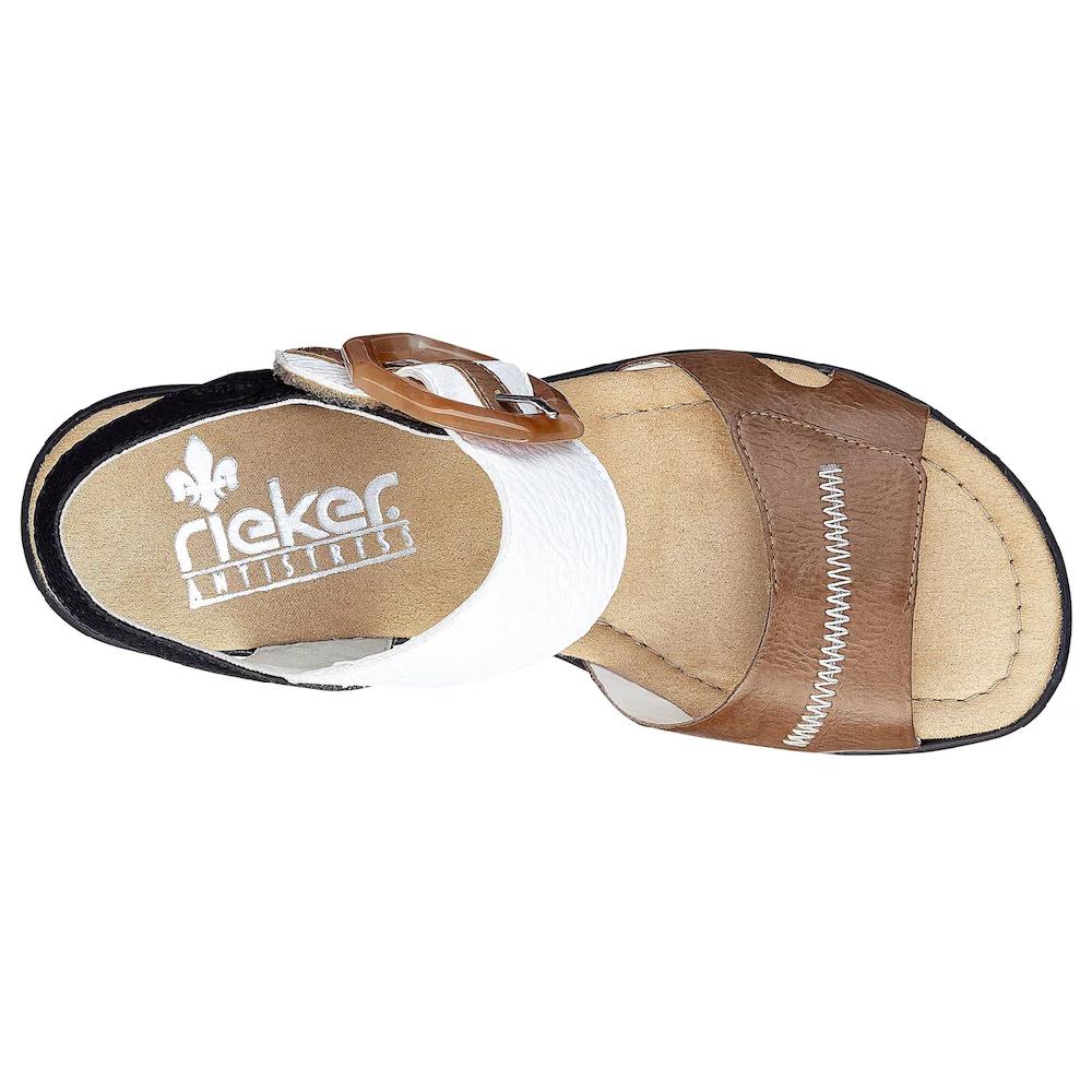 Rieker Sandalette Sommerschuh Sandale Keilabsatz im modischen Look kaufen Top Angebot