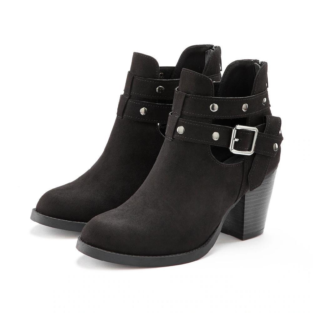 LASCANA Cowboy Stiefelette Cowboy Boots Western Stiefelette Ankleboots mit Zierschnalle VEGAN kaufen Neuheiten