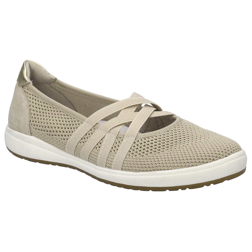 Josef Seibel Riemchenballerina »Caren 67« Slipper Sneaker Schlupfschuh mit Metallic Einsatz an der Ferse online kaufen Letzte 3 Tage